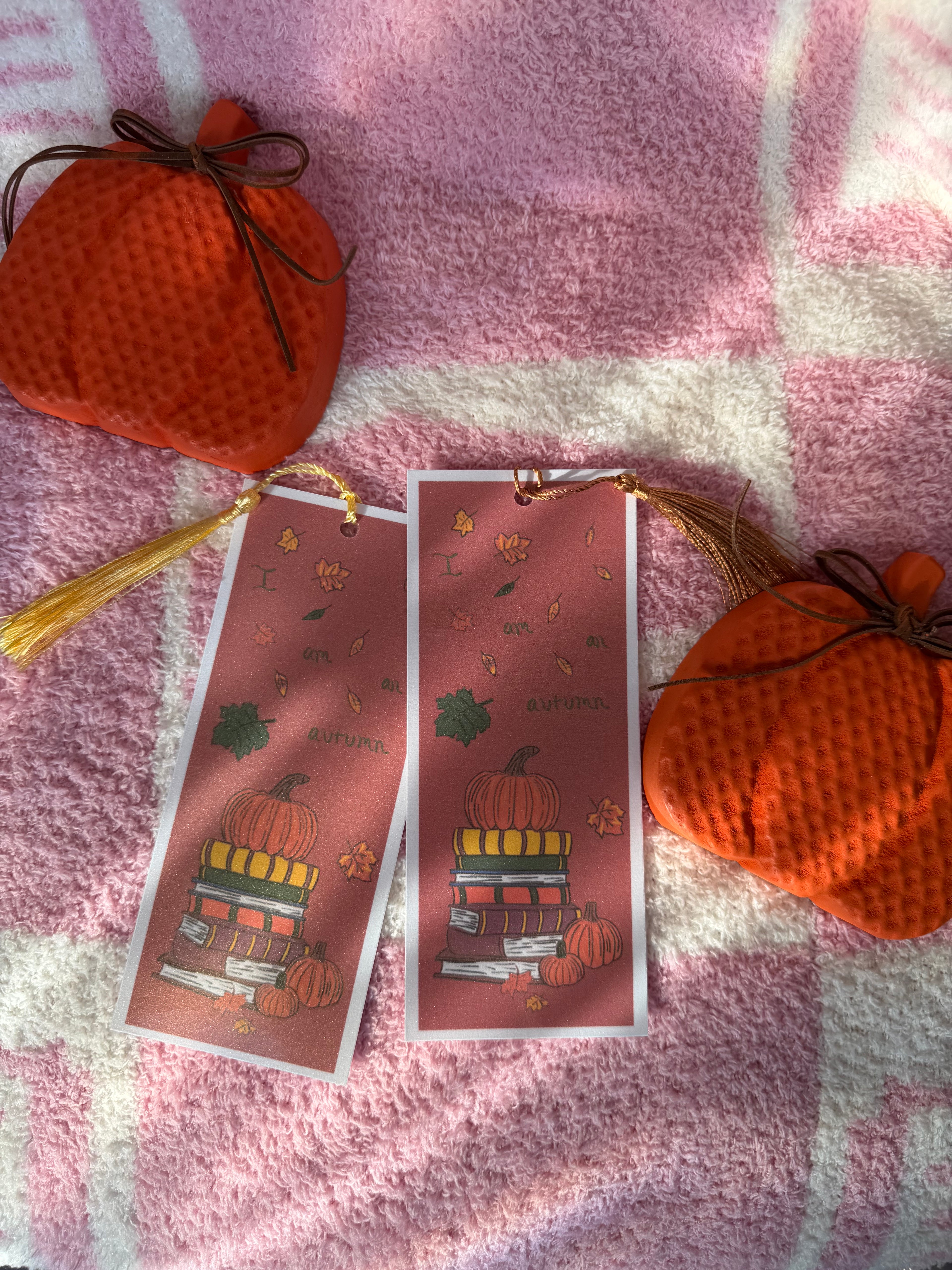 I am an autumn bookmark
