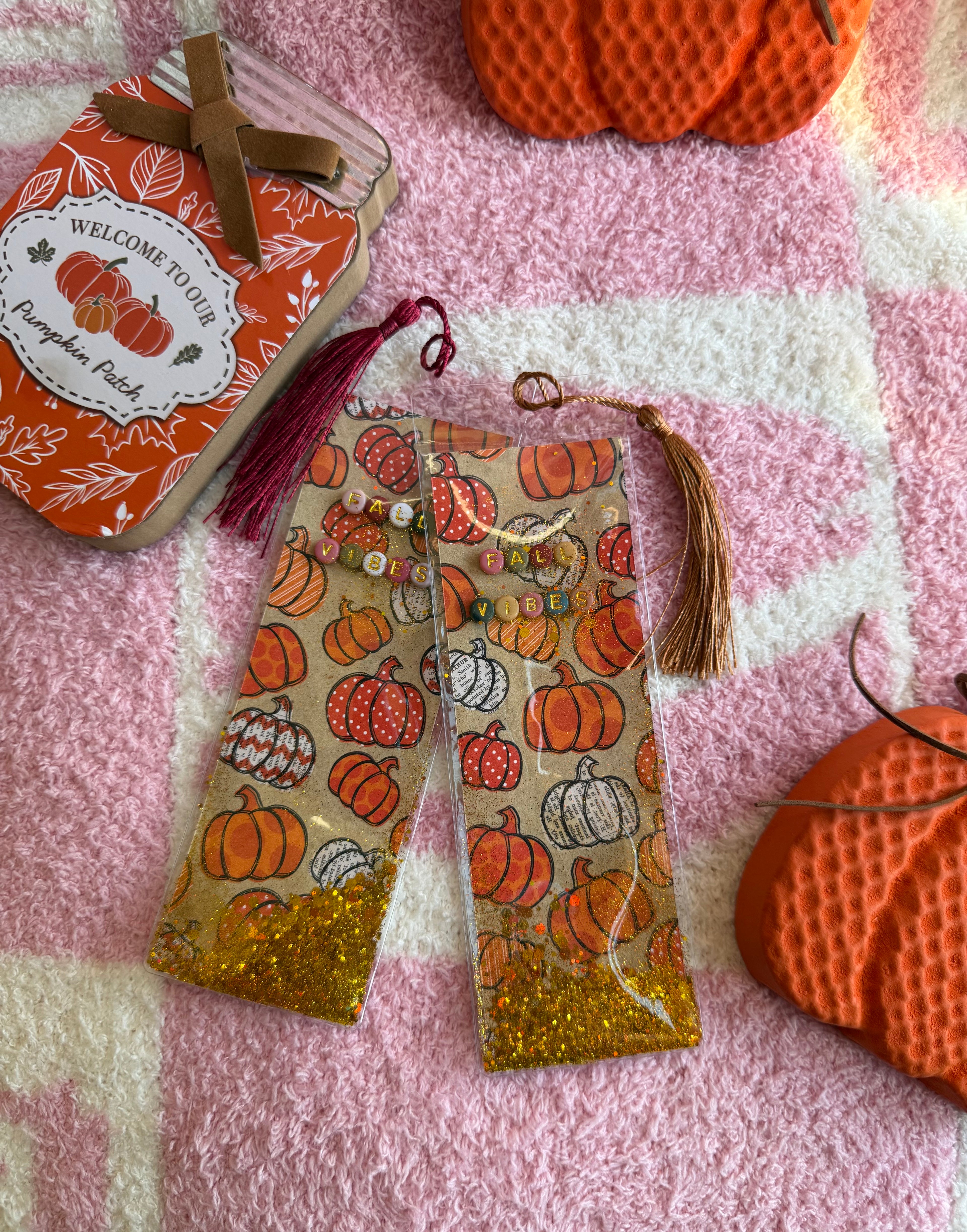Fall vibes bookmark