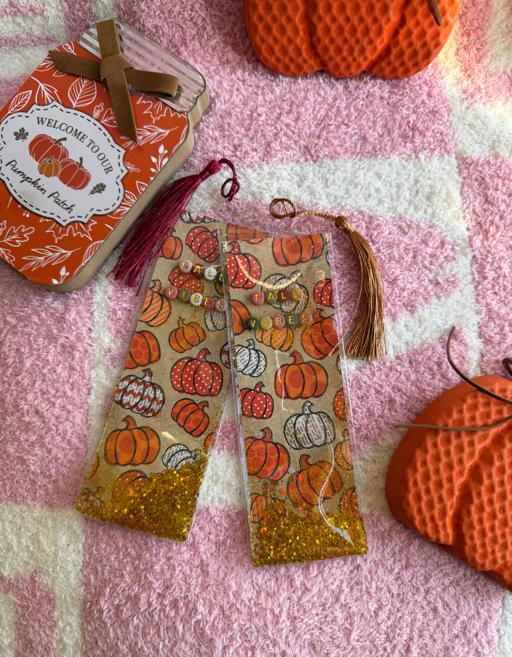 Fall vibes bookmark