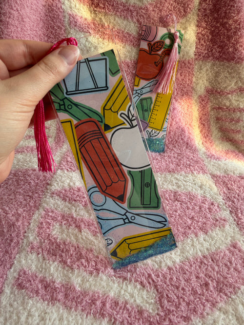 Back to school bookmark