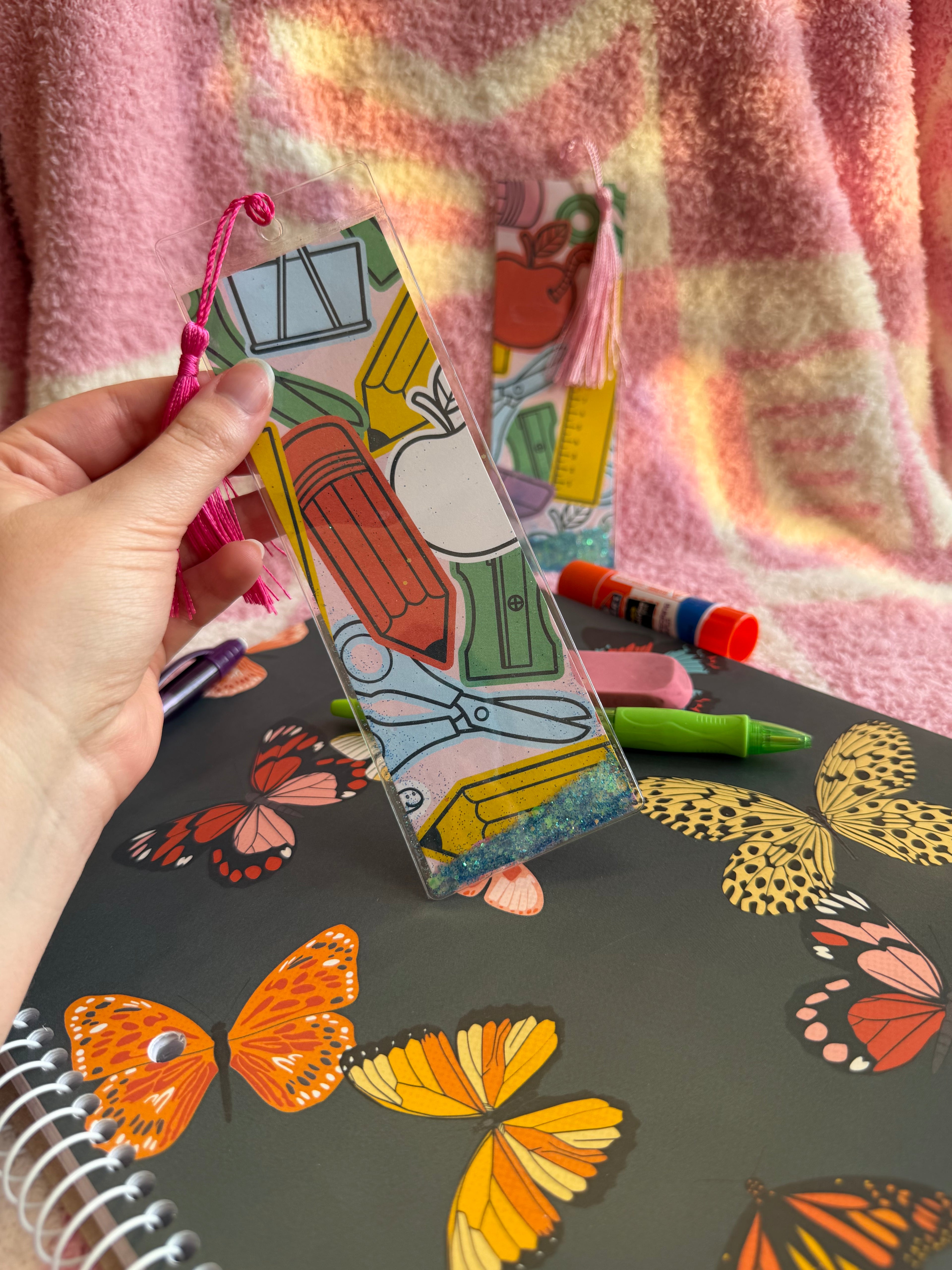 Back to school bookmark